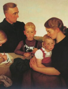 Adolf Wissel – "Farm Family from Kahlenberg", (1939)